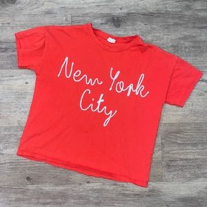 Zara Kids New York City Crop Top